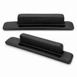 VoltDesk PU leather car seat gap fillers 2-pack on white background