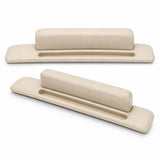 VoltDesk seat gap filler — Beige PU leather