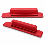 VoltDesk seat gap filler — Red PU leather