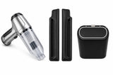 VoltDesk kit — vacuum, seat gap fillers and trash can